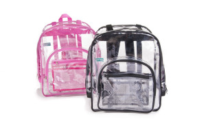 Clear Backpacks Wholesale prices for work or school security mandates.