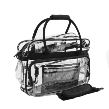 Cool heavy duty clear laptop bags. School or work dust free shoulder strap many smart pockets.