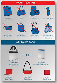 Clear Bag Policy What Can I Bring? : u/PersonalityWarm9835